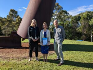 Scholarship winner with CSIRO Alumni members