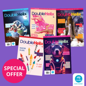 Double helix magazine covers