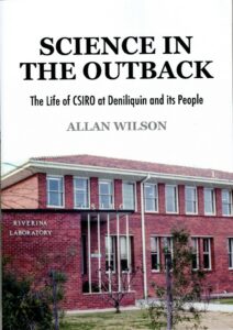 Book cover showing Deniliquin CSIRO building